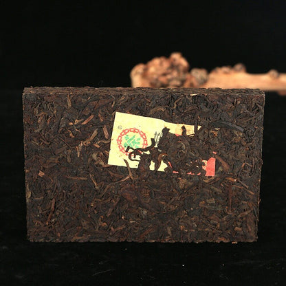 Zhong Cha Ripe Puer 7581 Shu Pueh Tea Brick Yunnan Box Tea 250g