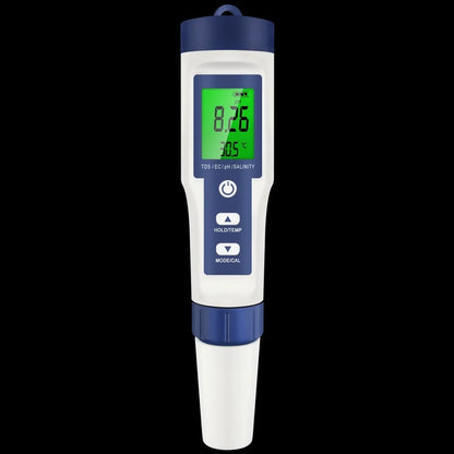 5 in 1 PH Meter Water Quality Tester Digital TDS EC Salinity Temperature Meter