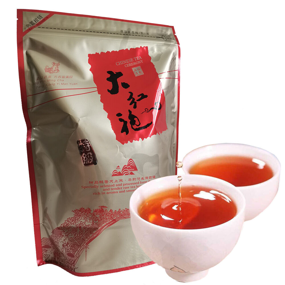 250g Da Hong Pao Tea Big Red Robe Tea Black Tea Oolong Dahongpao Wuyi Rock Tea 茶