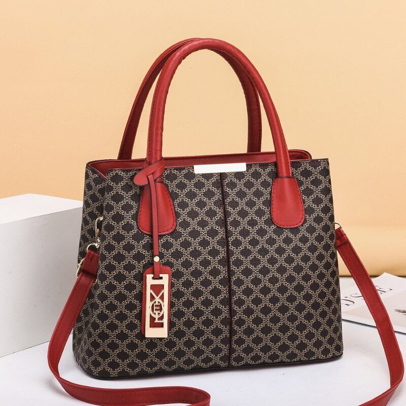 Women Handbags Tassel PU Leather Totes Bag Shoulder Bag Lady