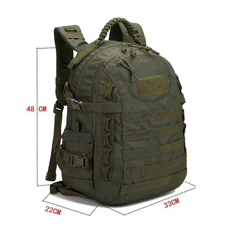 Man Tactical Backpack Outdoor Camping Hunting Trekking Sport Bag Army Rucksack
