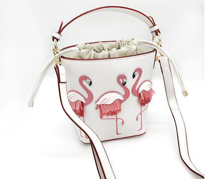 Women Leather Shoulder Bag Messenger Pouch Handbags Totes 16*14*12CM Art Cartoon