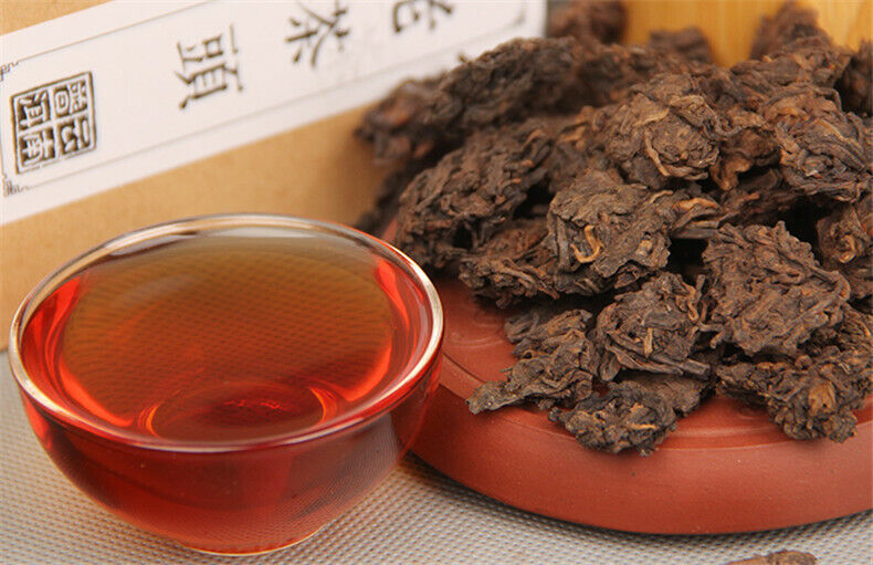 Natural Puer Tree China Golden Bud Fully Fermented 10Year Old -