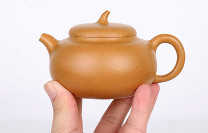 260cc chinese Yixing Handmade Zisha teapot Duan Clay Eggplant Hu Gongfu Tea Pot