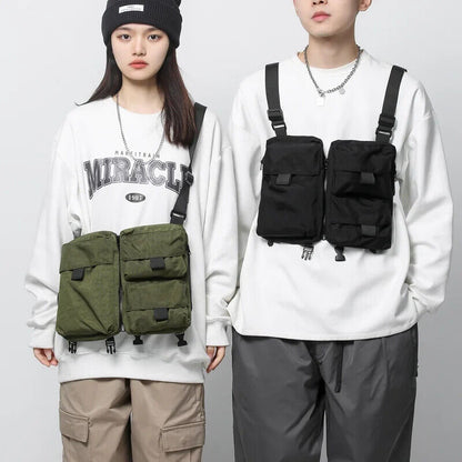 Unisex Chest Rig Tactical Chest Bags Bullet Bag Vest Bag Tactics Waist Pack