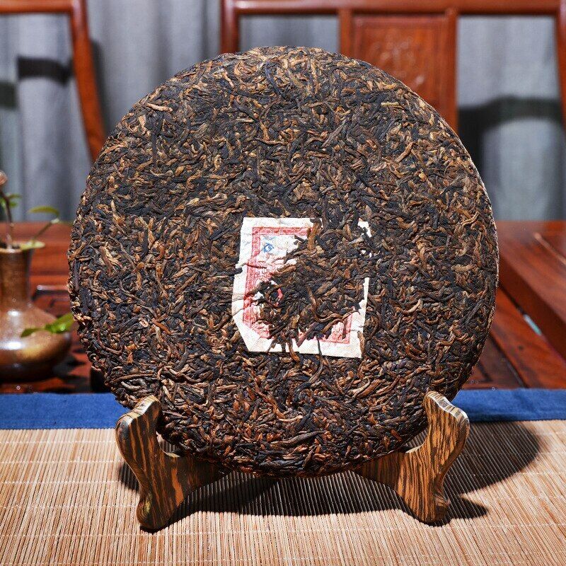 357g Qiao Mu Jin Zhen * Yunnan Puerh Golden Bud Pu-erh Tea Cake Ripe Puer Shu