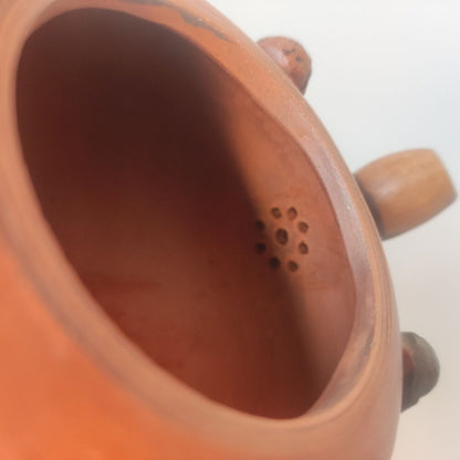 Vintage Chinese Yixing Purple Clay Teapot Zisha Ceremony Collectible Rare Large