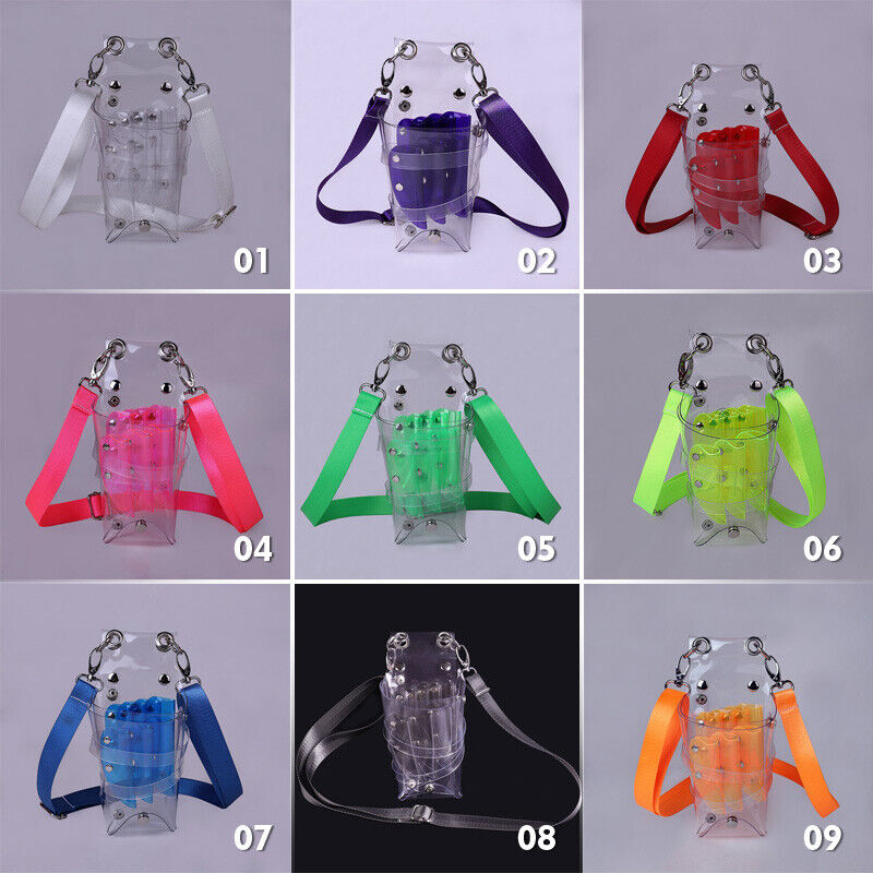 Transparent PVC Hairdresser Scissors Bag Holder Shears Waist Shoulder Bag