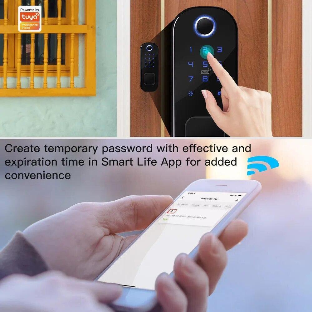 Electronic Door Lock Home Garden Outdoor Gate Door Tuya Smart Lock Wifi Digital