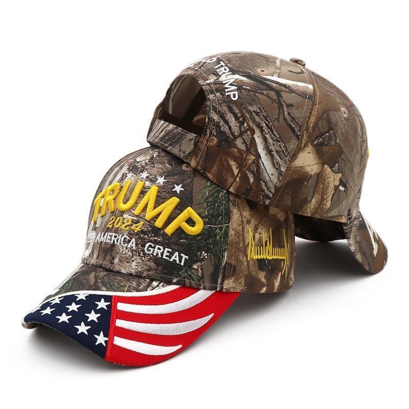 New Adjustable Trump 2024 Embroidered Hat Baseball Cap Black Red Us