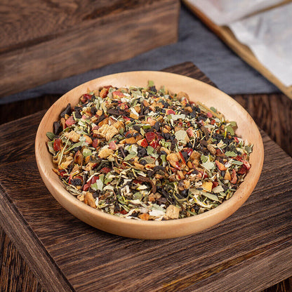 Health and hair care tea 本草乌根益生茶发组合花茶黑芝麻干姜茶养生茶150g