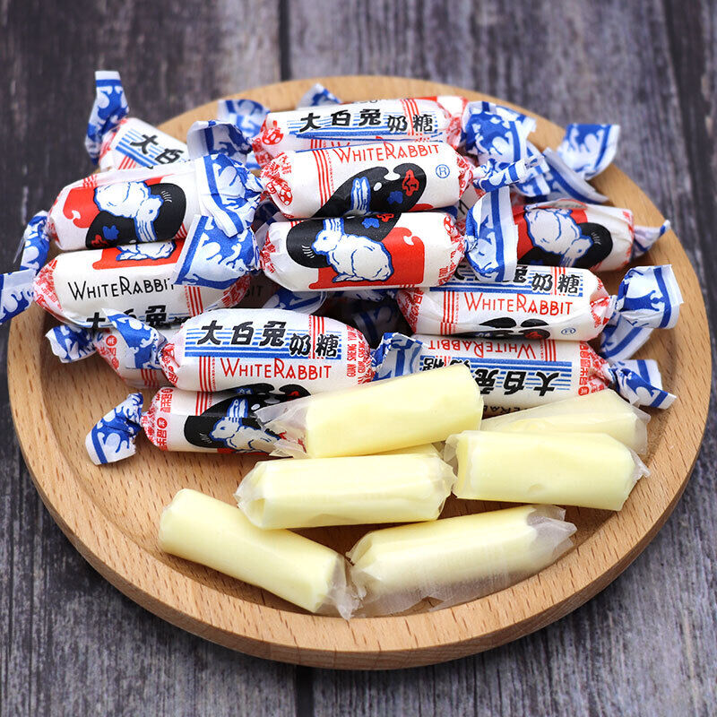 500g Chinese WHITE RABBIT Milk Candy Dabaitu Snack Food