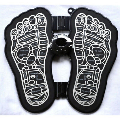 Electric EMS Foot Massager Leg Reshaping Pad Feet Muscle Stimulator Mat Stock