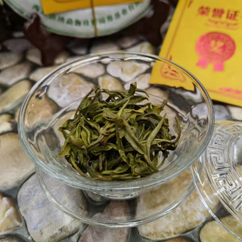 357g Yunnan Pu'er Raw Tea 2021 Panda Banzhang Raw Pu-erh Tea Cake Puerh Cake Tea