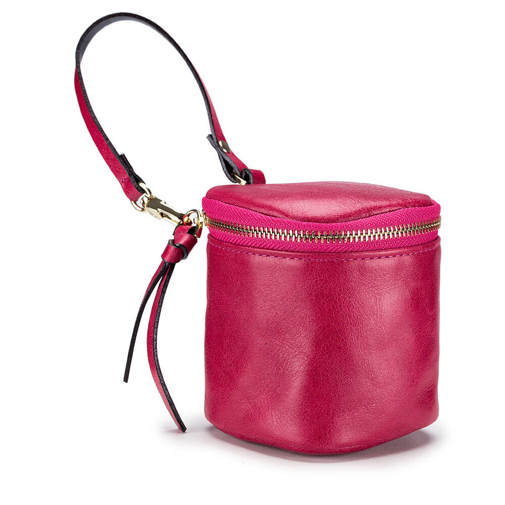 New Designer Genuine Leather Women's Zipper Wallet Mini Coin Purse Lipstick Bag