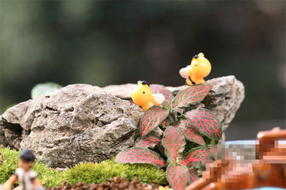 8pcs Little Bee Miniature Fairy Garden Decoration Supplies Ornament Figurine DIY