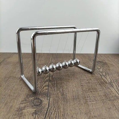 Newton Cradle Balance Steel Balls Desk Toy Science Pendulum School Teaching Tool