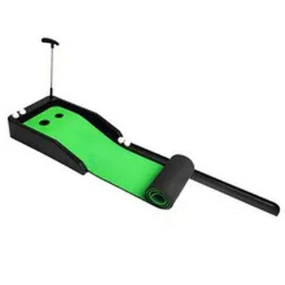 Putting Green Indoor Set Golf Putting Green Mat Improve Accuracy And Speed Mini