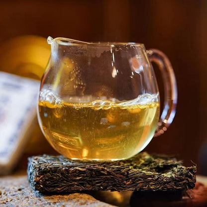 Iceland Ancient Tree Raw Pu'er Brick Tea Yunnan Mengku Puerh Shengcha Pu-erh Tea