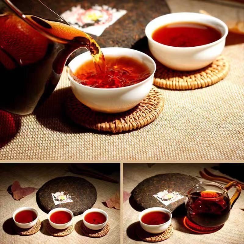 357g Yunnan Old Puer Tea 2006 Organic Aged Puerh Ripe Tea Cake Pu-erh Cooked Tea