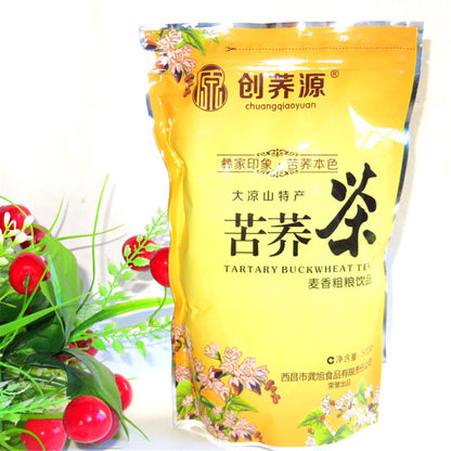 Premium 500g/1.1LB Black Buckwheat Tea black tartary buckwheat full Organic tea