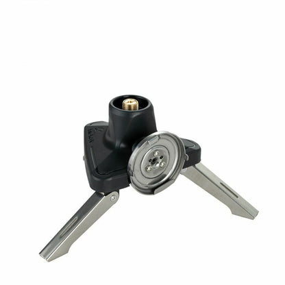 Adapter Butane Gas Canister Cartridge Camping Tripod Stove Adaptor Black Outdoor
