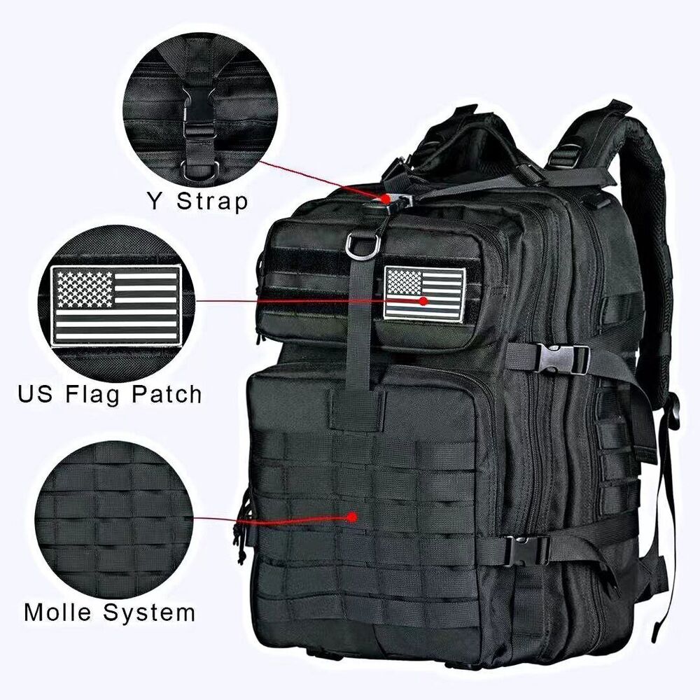 Backpacks Men Tactical Bag Molle Army Bug Out Bag Outdoor Pack Hunting