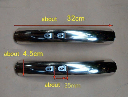 Bicycle Fenders Retro Bike Stainless Steel 700c 24/26 Inch City Road Fixed Gears