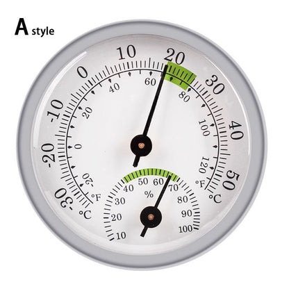 Cigar Hygrometer Metal Moisture Thermometer Gauge Cigarettes Humidity Meter 57mm