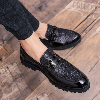 Men Shoes Gold Silver Men Casual Shoes Outdoor Slip on Party Club Shoes Men