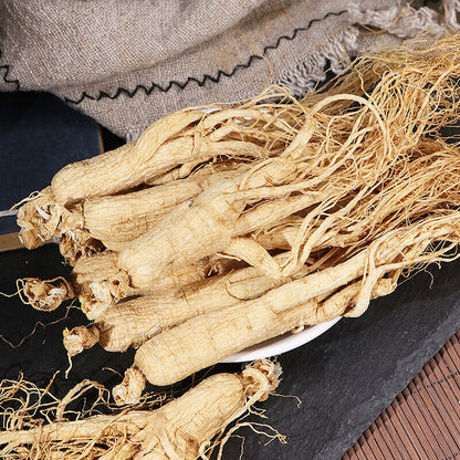 Bulk White Ginseng root whole,Korean,100% China Panax Herbal ren shen roots