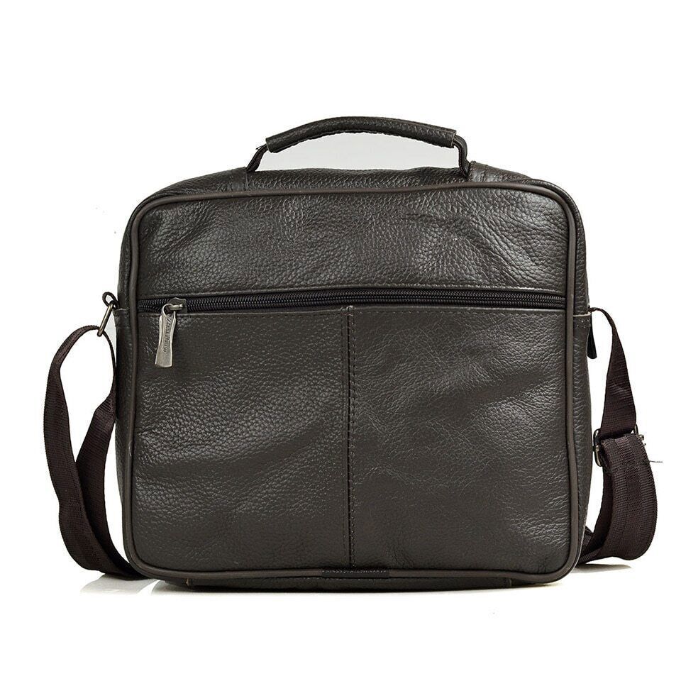 Men Genuine Leather Shoulder Bag Leather Handbags Men's Bag Travel Bag Tote