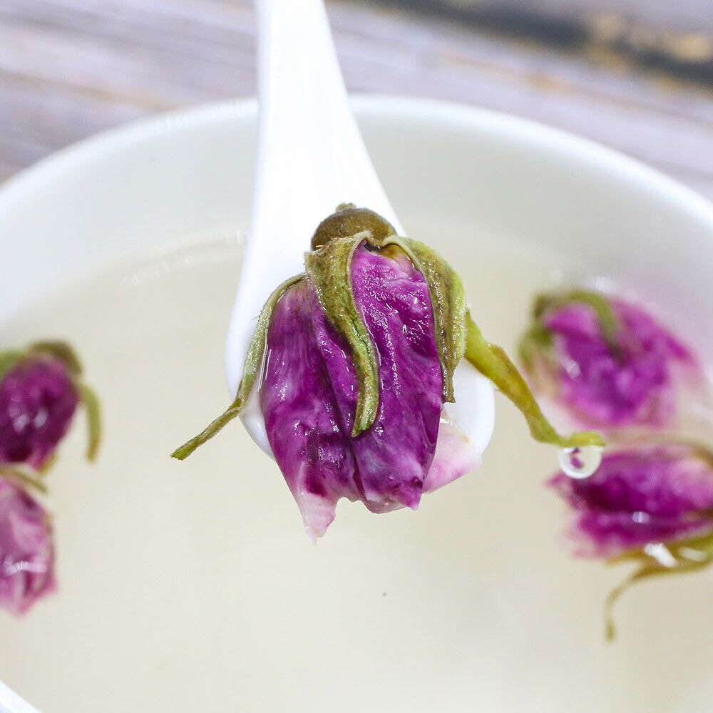 Rose Buds Dried Flower Floral Herbal Tea Chinese Tea Purple Rosebud
