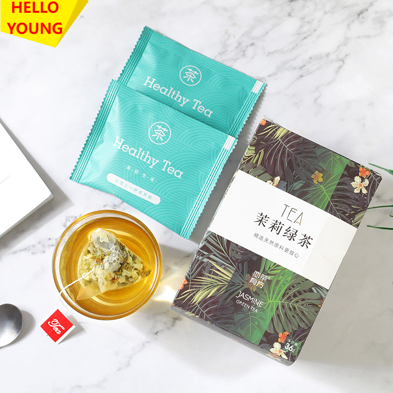 Jasmine green tea fruit tea boxed floral tea Jasmine green tea flavored tea
