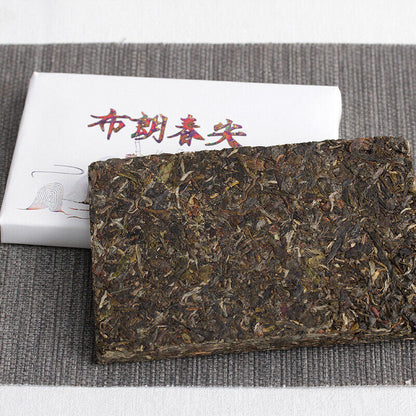 Yunnan Puerh Tea , Puerh Raw Tea Brick 200g Bright Front Spring Tea