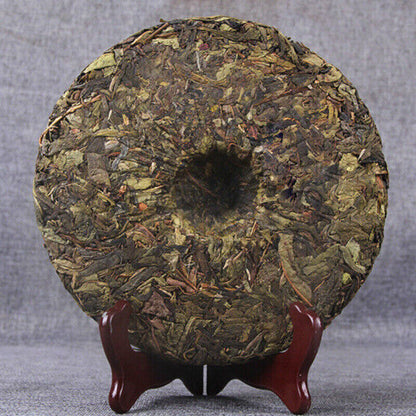 Seven Seed Cake Tea Leaves Lincang Island Gold Leaf 357g Old Tree Puerh Cha Tea-