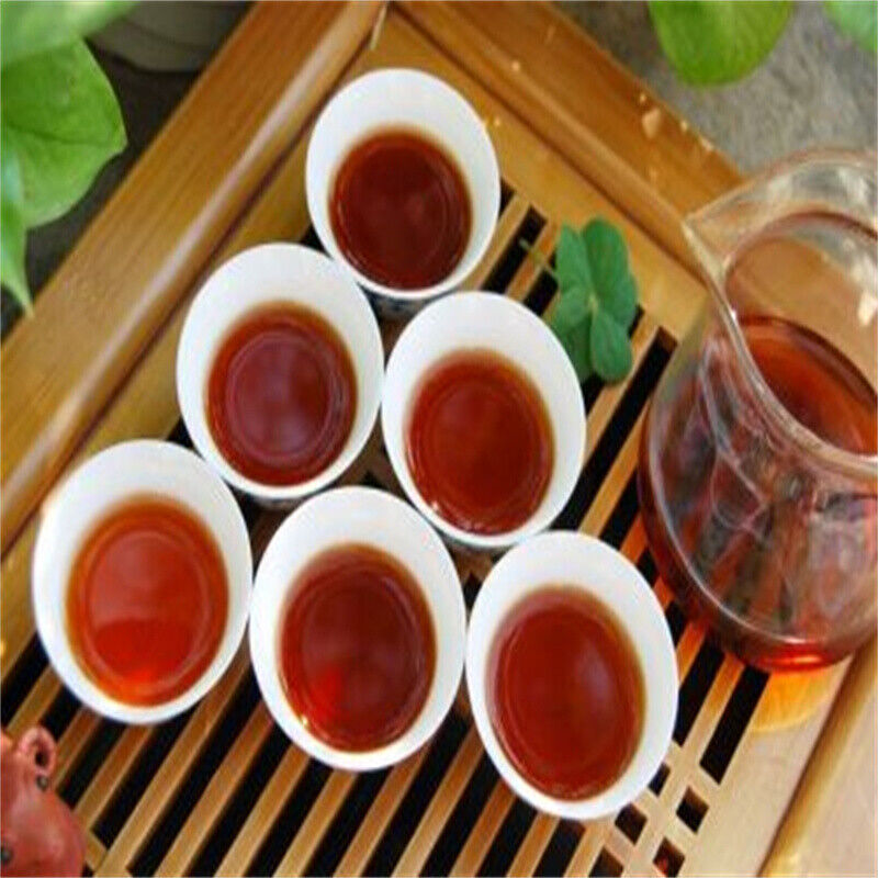 Pu-Erh Tea Ripe Tea Yunnan Purple Bud Puer Old Tree Pure Material Black Tea 357g