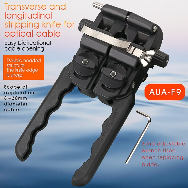 Fiber Optic Stripper Longitudinal Cable Jacket Slitter Sheath Opening Cutter