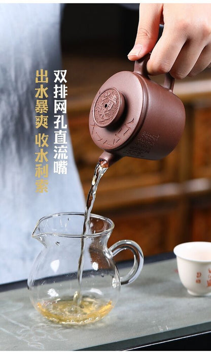 135cc chinese Yixing Handmade Zisha teapot ZhongCaoQing JuLun Gongfu Tea Pot