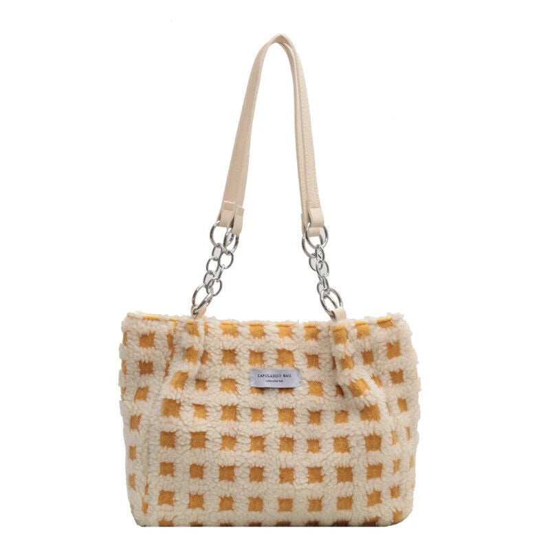 Shoulder Side Bag Women Big Zipper Cloth Hand Tote Bags Handbags Purse