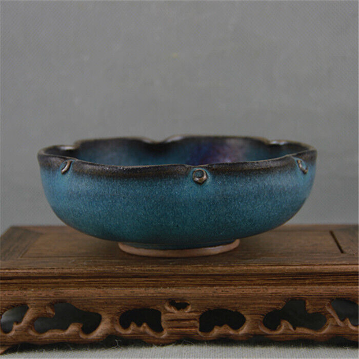 Jun Kiln Handmade Porcelain of Song Dynasty of China Plum Washing Lotus Washing