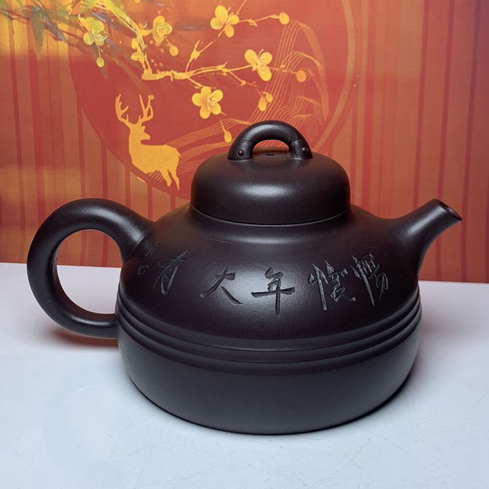 Vintage Chinese Yixing Purple Clay Teapot Zisha Ceremony Teaware Collection Rare