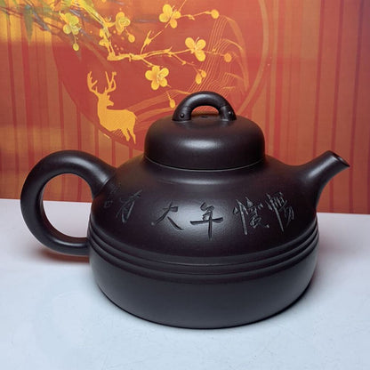 Vintage Chinese Yixing Purple Clay Teapot Zisha Ceremony Teaware Collection Rare