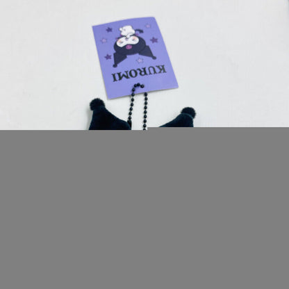 Sanrio Kuromi Cute Drawstring Plush Doll Bag Small Pendant Keychain
