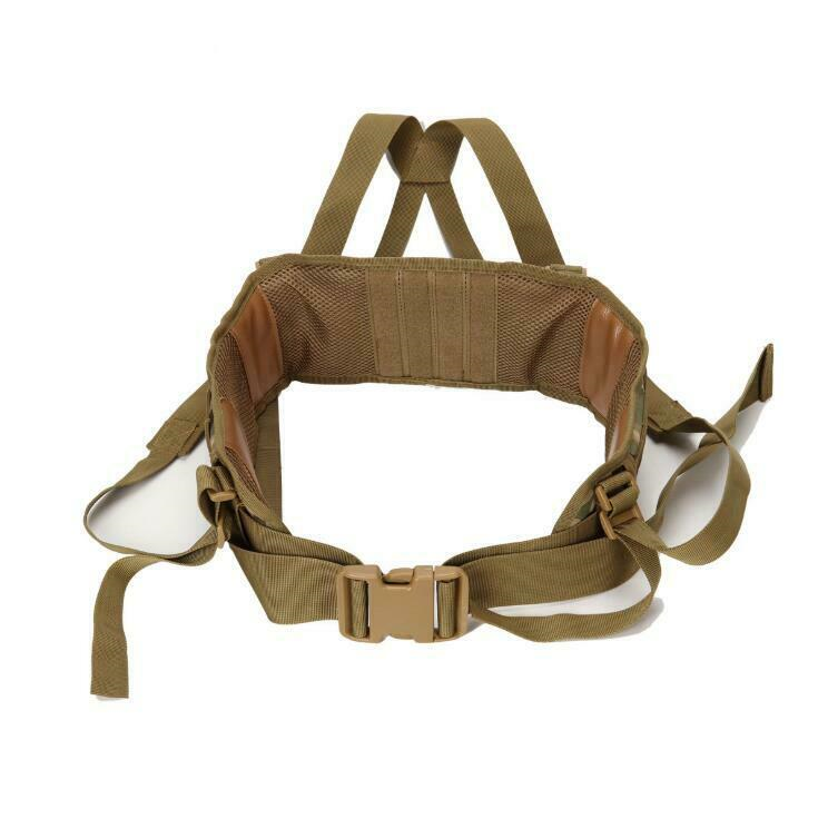 Army War Battle Belt Military Tactical Nylon Waist Bag Tools Carrier CS Belt