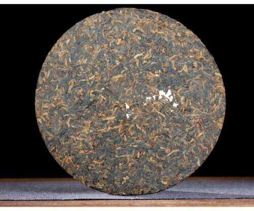 2018 "Red Dragon" Menghai Golden Buds Ban Zhang Ripe Puer Tea Shu Pu-erh 357g