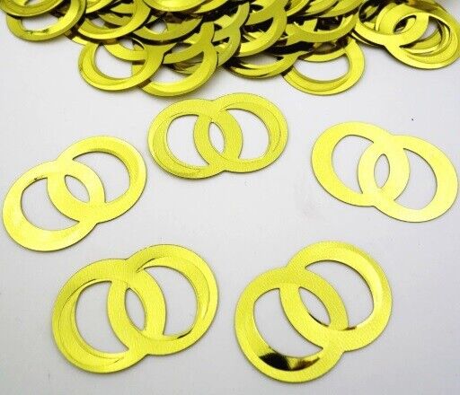 Dual Circle Confetti 15g Double Rings Sequin DIY Wedding Party Event Favor Decor
