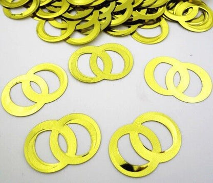 Dual Circle Confetti 15g Double Rings Sequin DIY Wedding Party Event Favor Decor