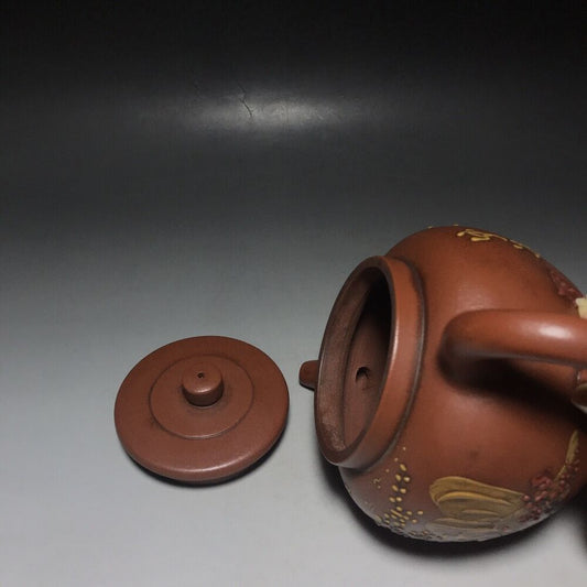 vintage chinese yixing purple clay teapot zisha ceremony teaware collection rare