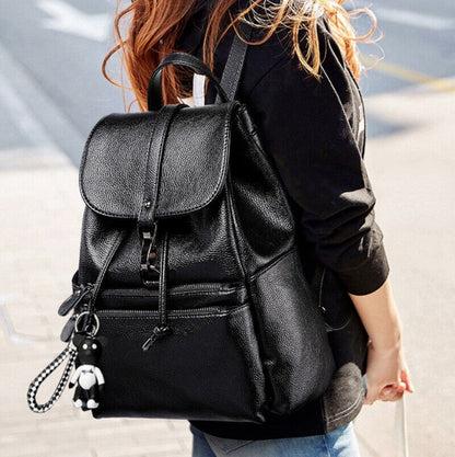 Women Backpack casual PU Leather Travel Shoulder Bag Handbags Rucksack Backbag